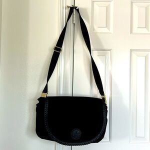 Tory Burch black diaper bag